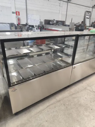 Expositor Vertical Inox Auto Atendimento Alta Capacidade