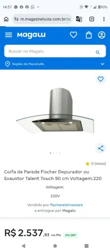 Coifa fisher