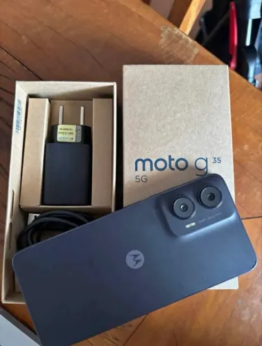 Motorola g 35 , 265 gb na caixa