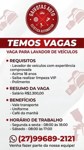 Vaga de emprego