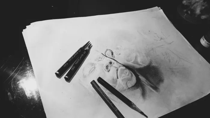 Desenho Personalizado em Preto e Branco