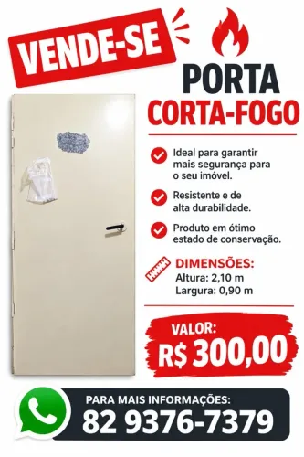 VENDE-SE PORTA CORTA-FOGO