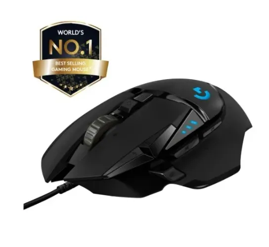 Mouse Gamer Com Fio Logitech G502 Hero, Rgb Lightsync, 11 Botões Programáveis, Sensor Hero