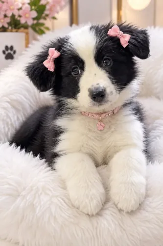 Border Collie Fêmea com Pedigree
