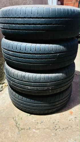 Rodas aro 13 com 4 pneus
