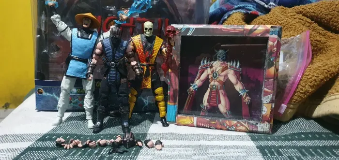 Mortal kombat Mcfarlane Klassic Scorpion e Raiden ultimate