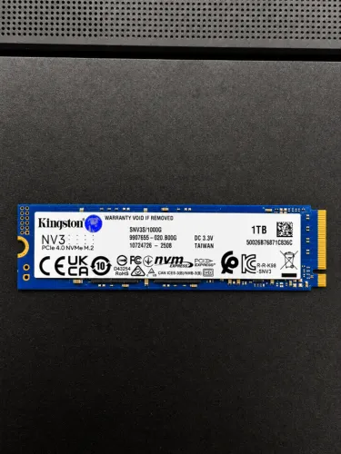 SSD Kingston NV3 1TB M.2 NVMe PCIe 4.0 6000MB/s