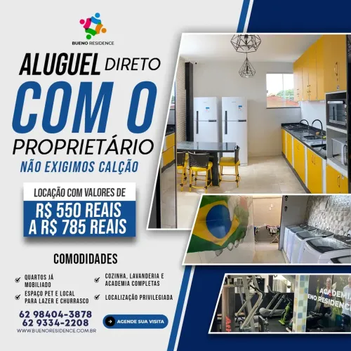 Excelente locação, com permissão para pets, com internet de brinde