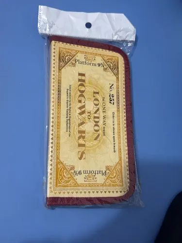 Carteira Harry Potter Plataforma 9¾ Nova Lacrada