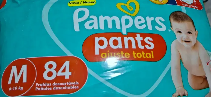 Fralda M Pampers Pants 79 unidades 
