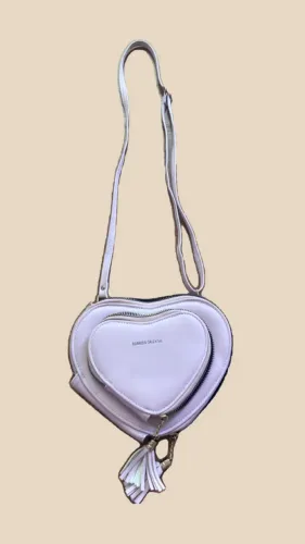 Bolsa de Ombro Matelassê rosa com Corrente rosa e dourada