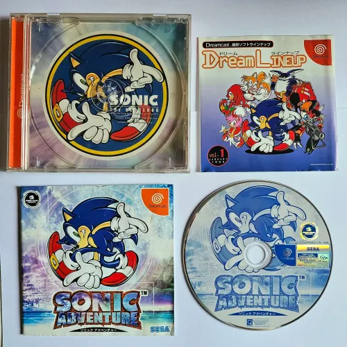 Sonic Adventure Sega Dreamcast Completo Original Em ótimo estado