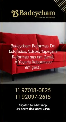 Tapeçaria reformas de estofados 