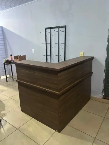 Balcão para recepção