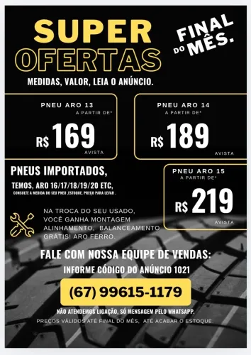 Leia o anúncio.