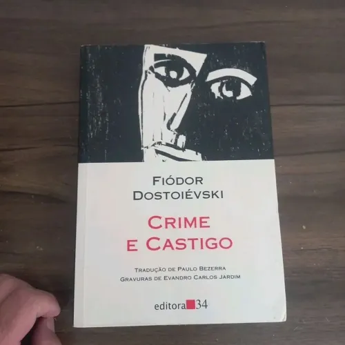Livro Crime e Castigo Dostoieviski