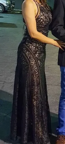 Vestido festa desapegos roupas 