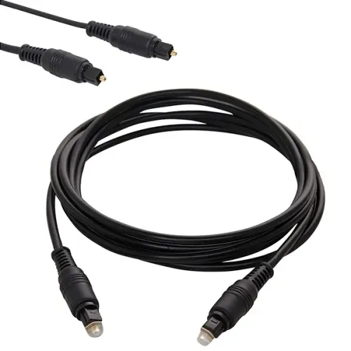 Cabo de Áudio Óptico Digital Toslink 1.5 metros - Lehmox em São Luís ma