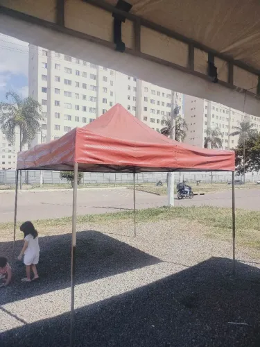 Tenda sanfonada 3x3 resinada 