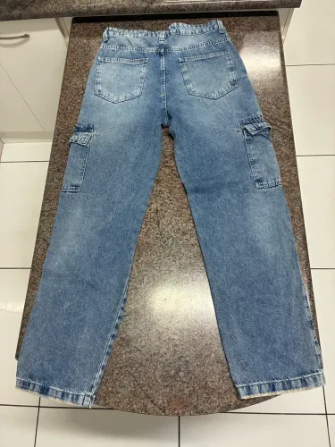 Calça jeans tamanho 38 marca Bluesteel 