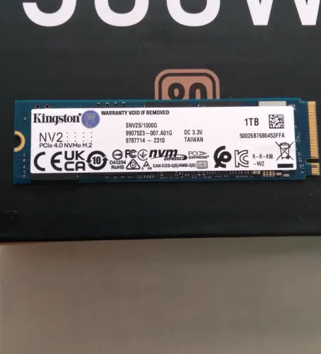 Nvme Kingston 1 TB pcie 4.0 3500L 2100E ac troca