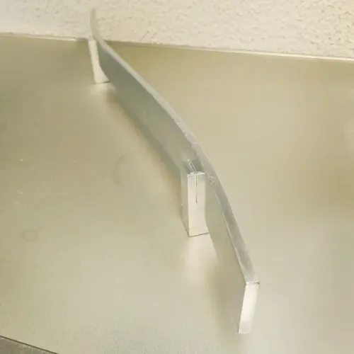 Puxador de Porta de Madeira Inox Escovado 50cm Usado