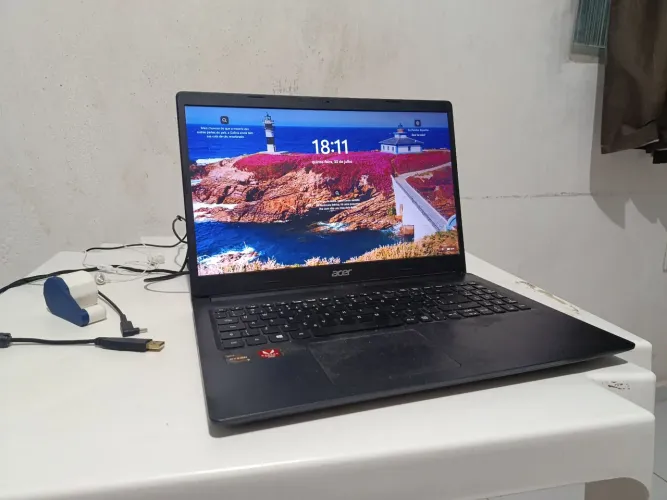 Notebook Acer Aspire 3, Ryzen 7, 12gb Ram, Placa de Vídeo Dedicada, SSD NVME M2