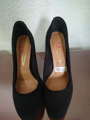 Scarpin Vizzano Preto Feminino