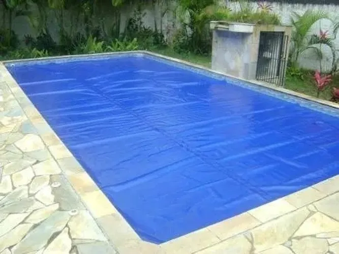 Capa para Piscina 7X3 Térmica - Bolha - 3x cartão - Entrega Brasília