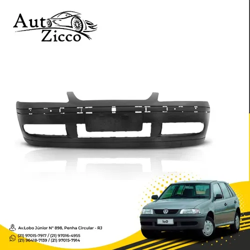 Parachoque Dianteiro Gol G3 1999 à 2002 Preto Texturizado