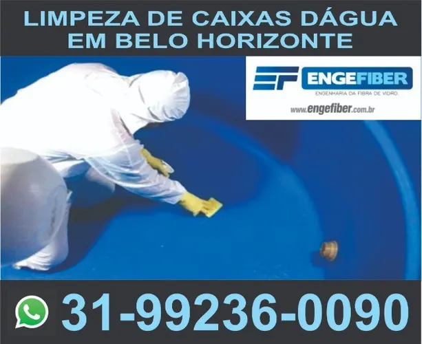 Serviço de Limpeza e desinfecção de caixas dágua em Belo Horizonte BH