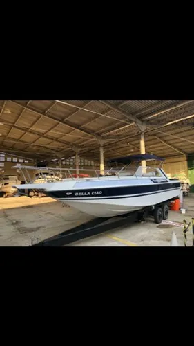 Lancha cobra 28 mirage. Motor mwm 250 rabeta volvo 290 DIESEL. Oportunidades