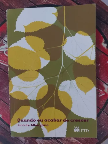 Livro: quando eu acabar de crescer