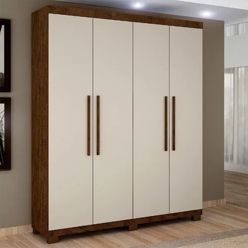 Guarda Roupa Master 4 Portas Benetil - Montagem Brinde