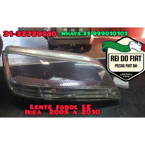 lente farol original fiat ideia 2005