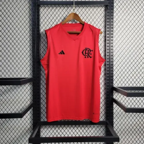 Camiseta Regata Flamengo Vermelha Treino 2023