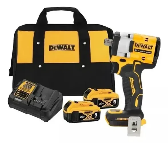 Chave de Impacto 1/2'' 2 Baterias 5Ah 20V XR Atomic Compact Series Dewalt DCF922B-B3