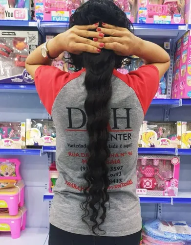 Cabelo Humano 70cm 100g 9,30 Castanho Ondulado 2c Permanente A Vapor
