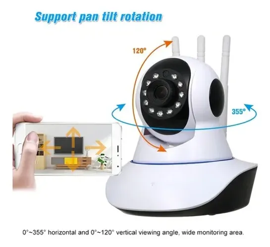 Câmera Wi-Fi 360 robo baba eletronica e segurança