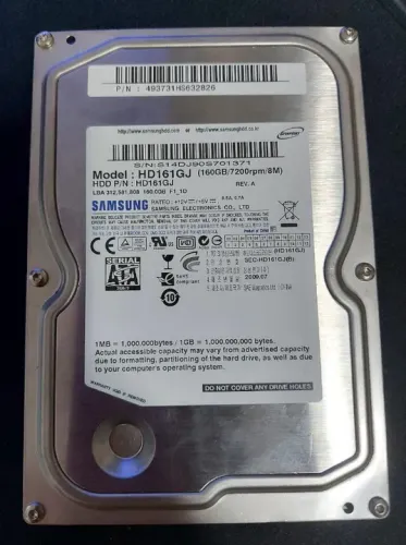 HD 160 GB Samsung - Sata