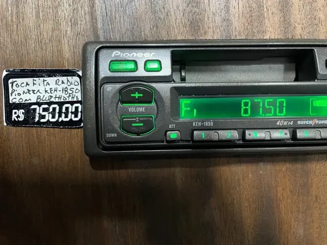 Toca fita rádio pioneer keh-1850 com bluetooth interno