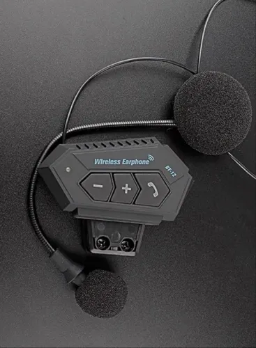 Fone de Ouvido Bluetooth para Motocicleta - Novo