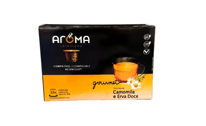 Aroma Chá Camomila Com Erva Doce