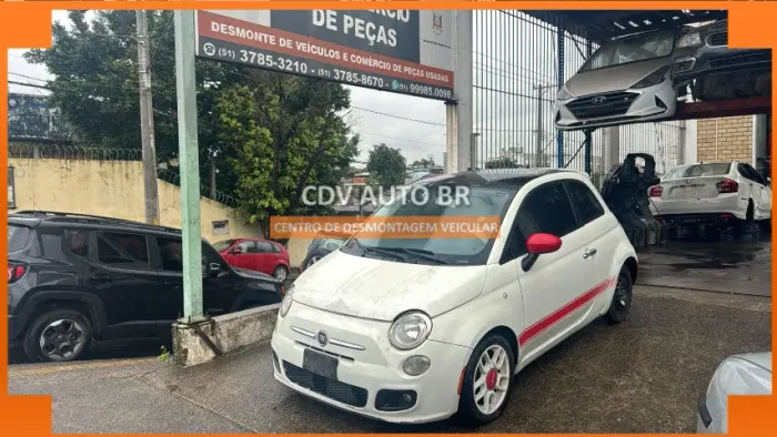 Sucata Fiat 500 1.4 8V 88CV