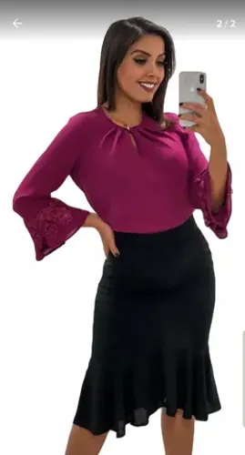 Blusa manga 3/4