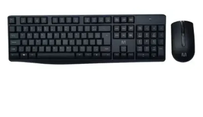 Kit Teclado E Mouse Sem Fio 2.4ghz Multimidia Usb Multilaser novo com garantia de 1 ano