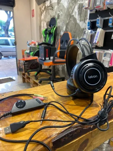 Headset Gamer Letron - Gamer Player Plus - Led