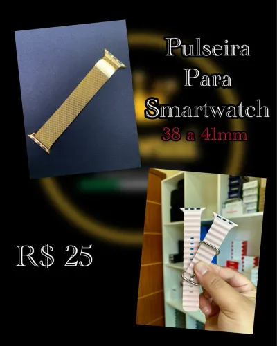 Pulseira para Smartwatch Mini 38 a 41mm