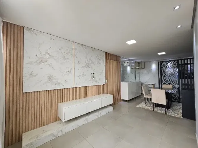 Lindo apto, mobiliado, de tamanho prático para você que quer morar bem .