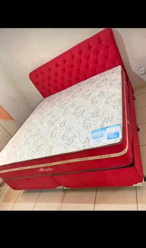 Cama box colchão e base hoje